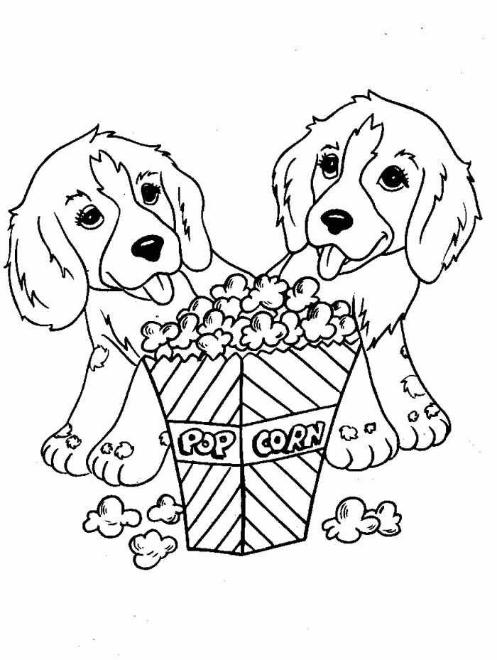 Popcorn Day Coloring Pages - Food Coloring Pages : Free Online 
