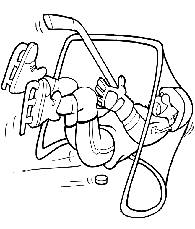 COLOIAGE NHL Colouring Pages