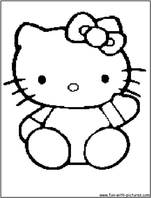 Hello Kitty Coloring Hello Kitty Printing Coloring Pages Coloring 