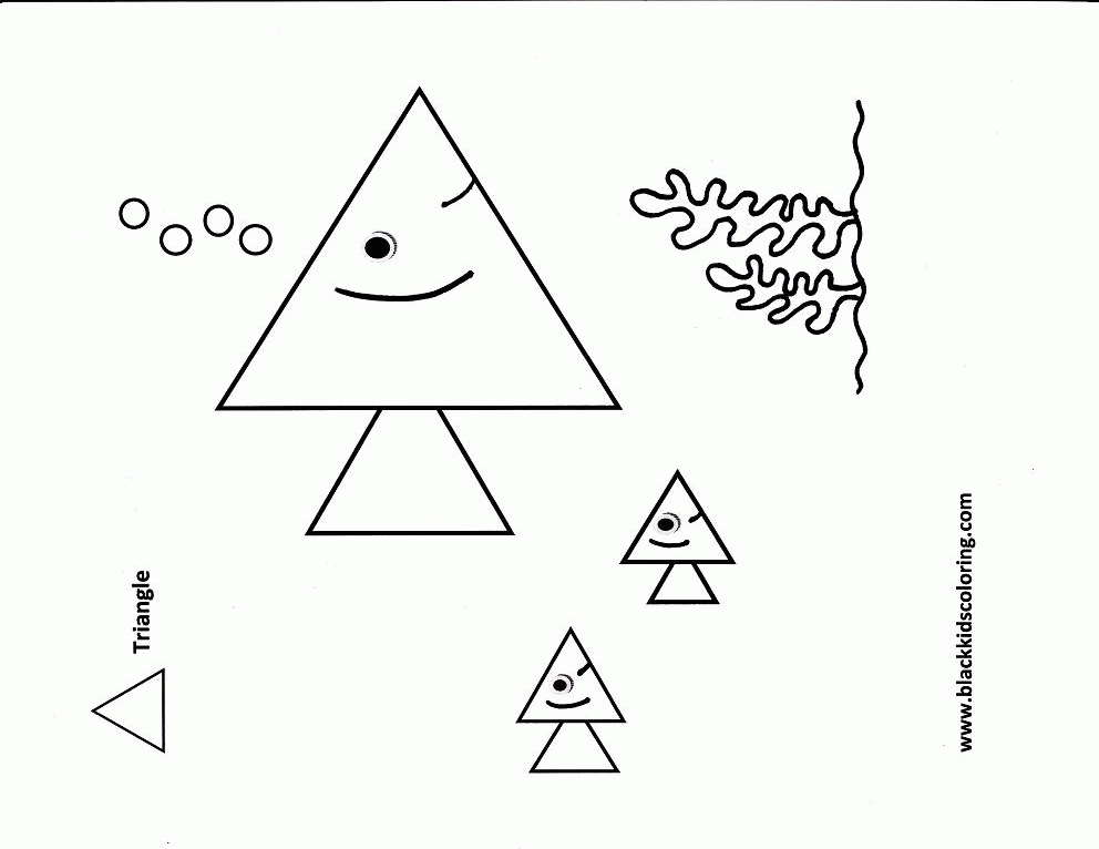 triangular Colouring Pages (page 3)