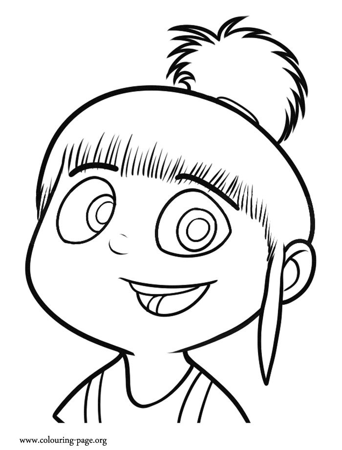Another beautiful coloring page from Despicable Me 2 movie. Print 