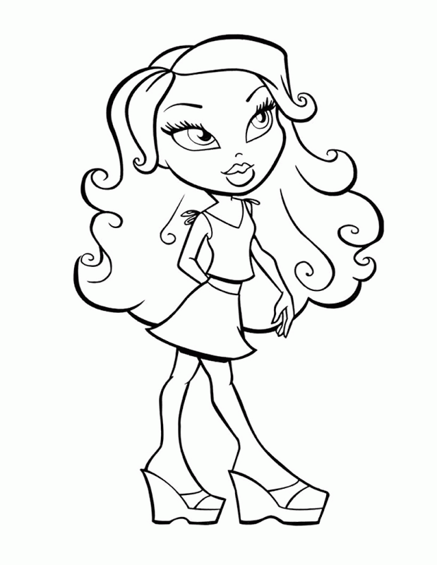 Fun Craft for Kids: Printable Bratz coloring pages