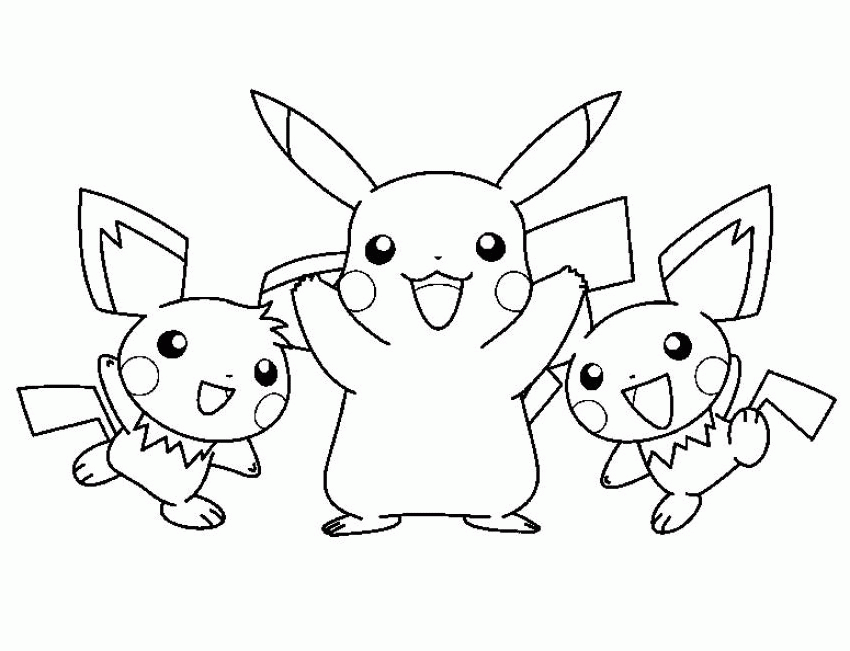 Featured image of post Pokemon Coloring Pages Pichu The serebii page said i needed to bring the pikachu colored pichu into the ilex forest but what is it and how do i get it