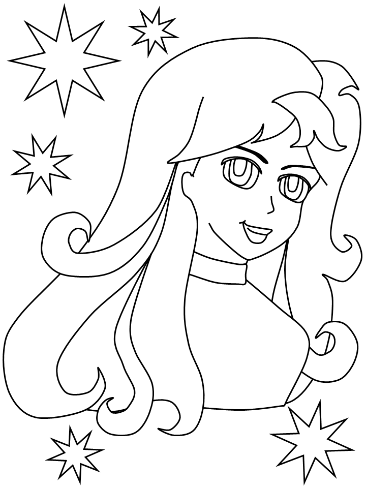 Girl # 16 Coloring Pages & Coloring Book