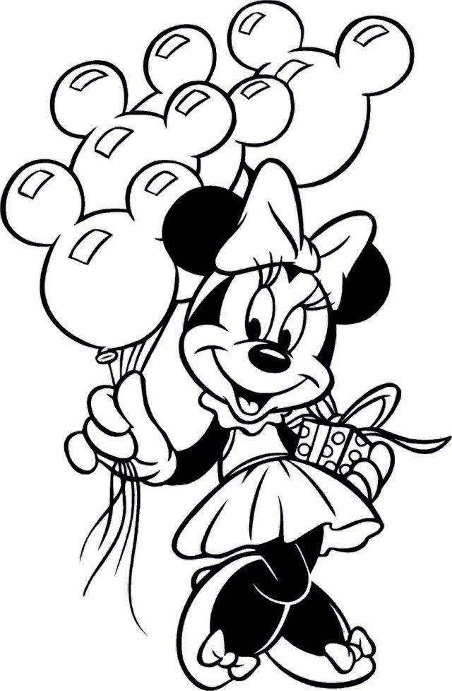 Mini Coloriage Dessins Colorier Minnie Mouse Coloring Pages 283249 
