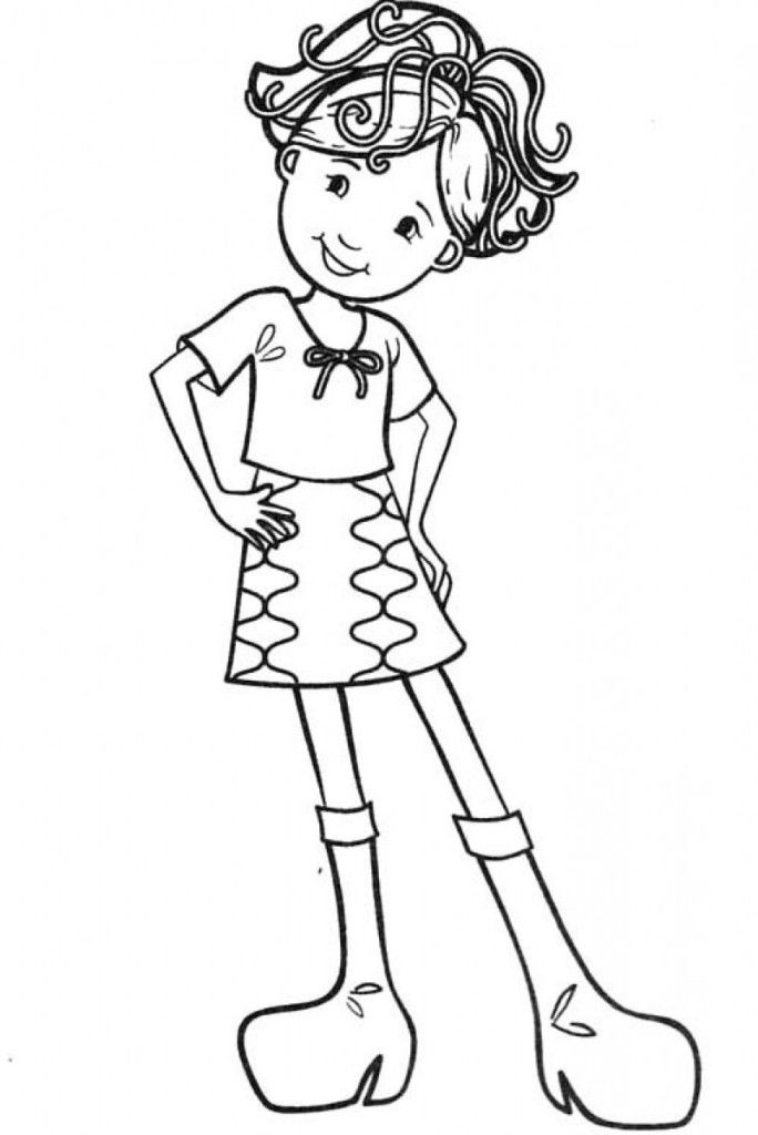 Groovy Girls Are Holding His Waist Coloring Pages - Kids Colouring 
