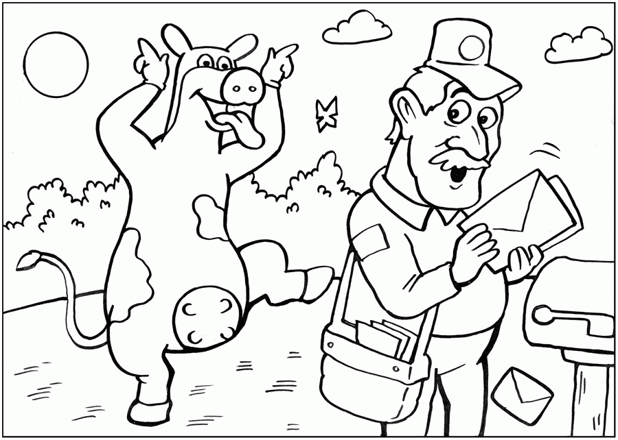 Barnyard Coloring Pages - Coloring Home
