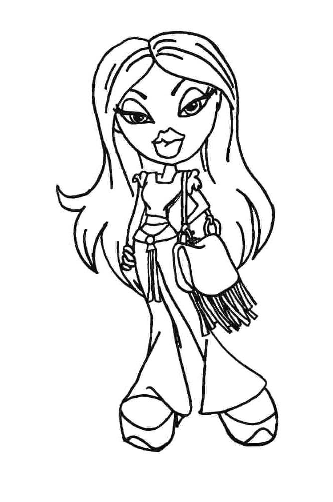 Download Bratz Coloring Pages Free Online - Coloring Home