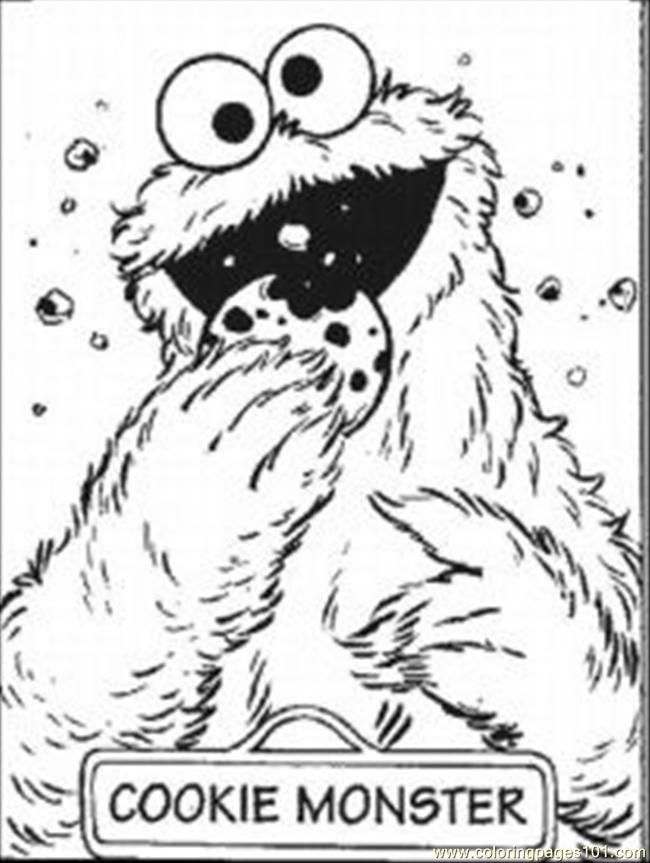 Coloring Pages Monster Coloring Pages 2 Med (Cartoons > Monsters 