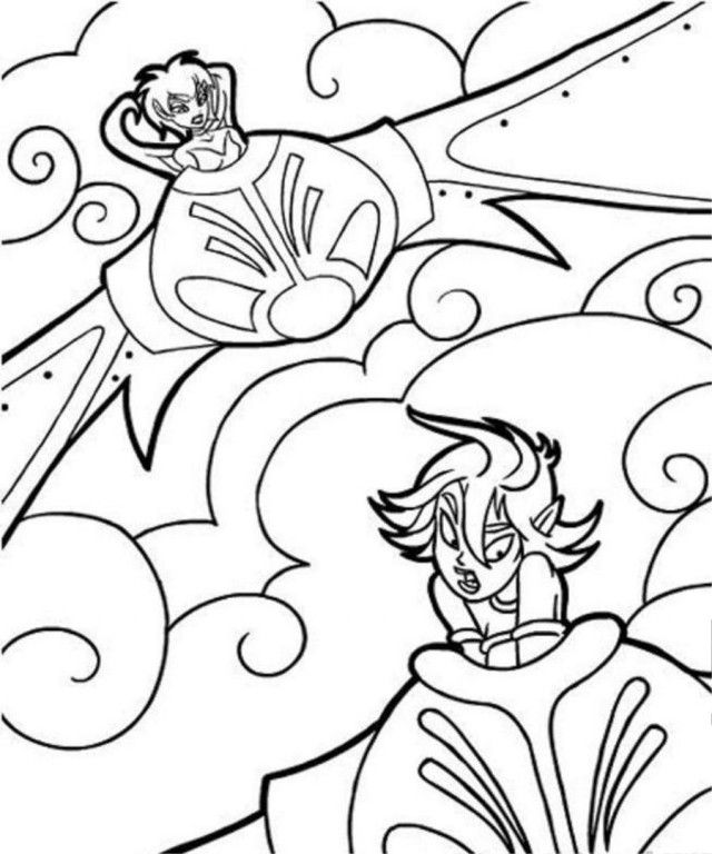 Neopets Clouds War Coloring Page Coloringplus 239885 Neopets 