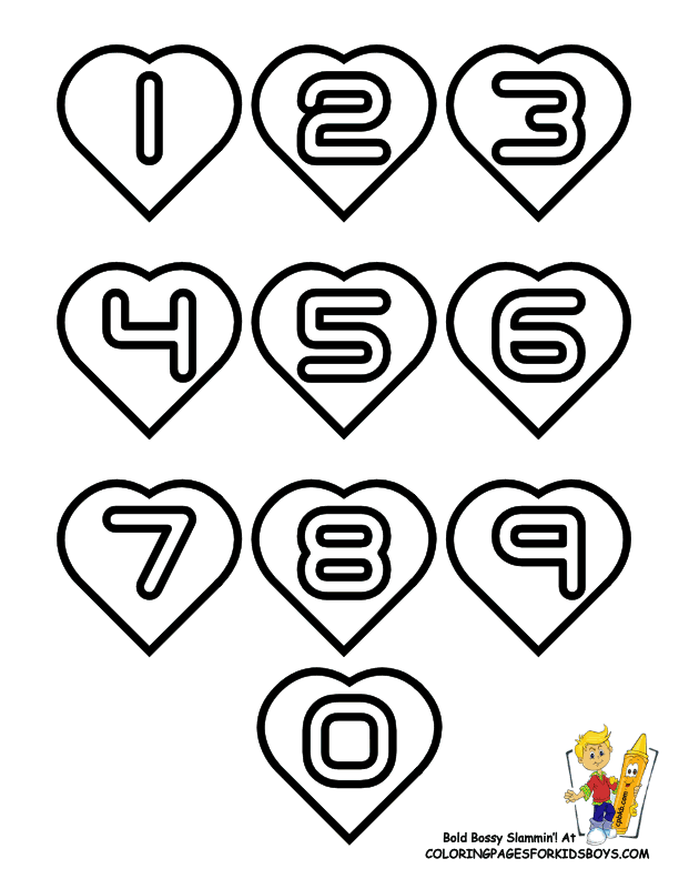valentine day alphabet hearts coloring