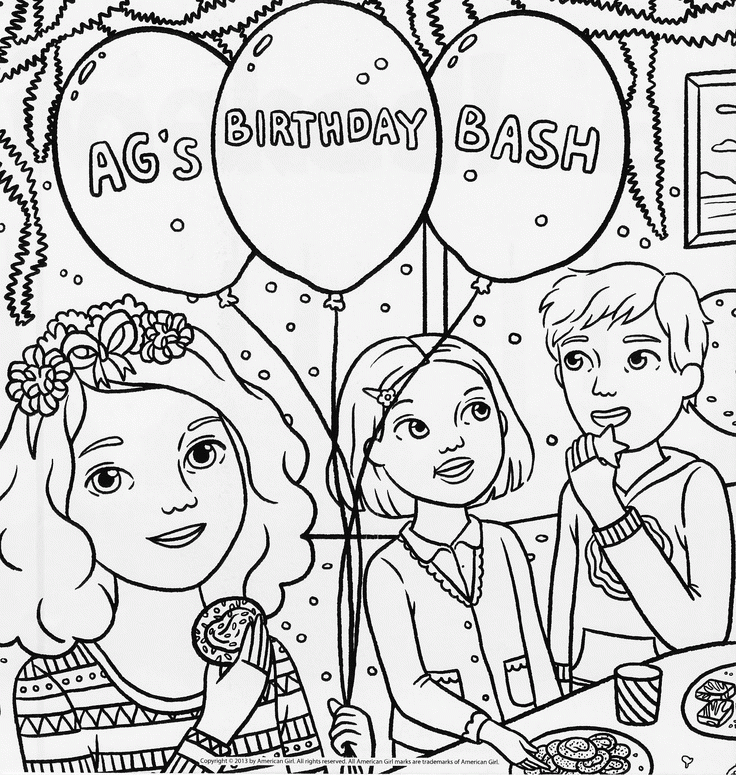 American Girl Coloring Pages | Coloring Pages