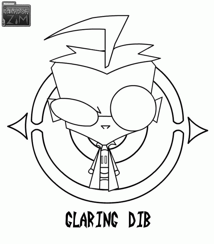 Printable Invader Zim Dip Coloring Pages | Porn Sex Picture