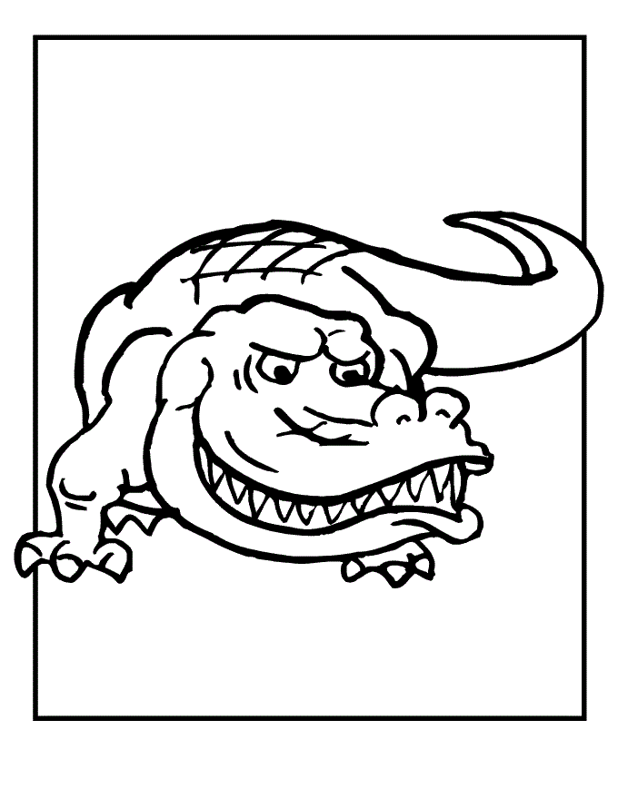 Crocodile Coloring Pages To Print