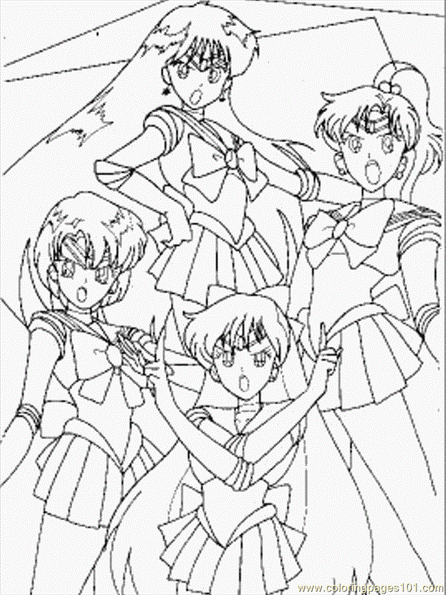 Coloring Pages Sailor Coliring 66 (Cartoons > Sailor Moon) - free 