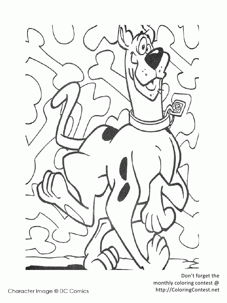 Free Scooby Doo Coloring Book