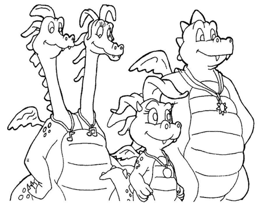 Dragon Tales Coloring Pages | Printable Coloring Pages