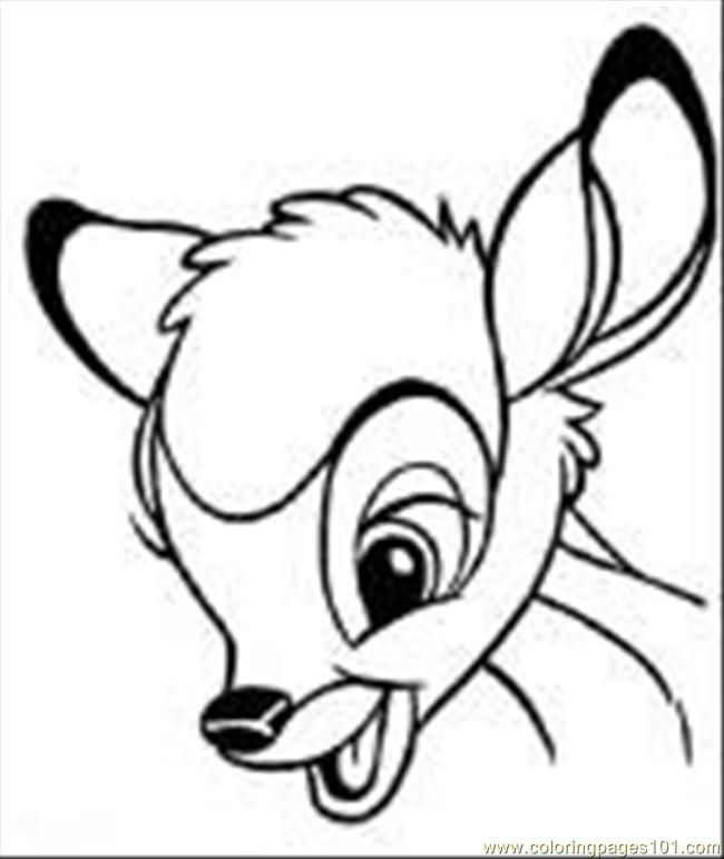 Coloring Pages Bambi Walt Disney | HelloColoring.com | Coloring Pages