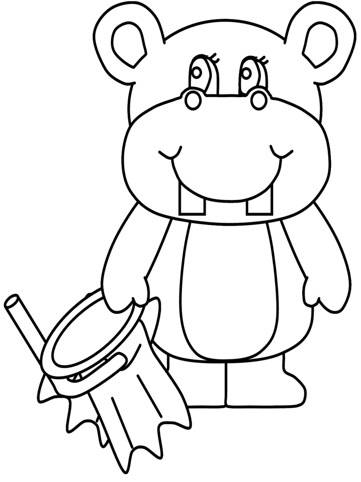 Hippo Coloring PagesTaiwanhydrogen.org | Free to download coloring 