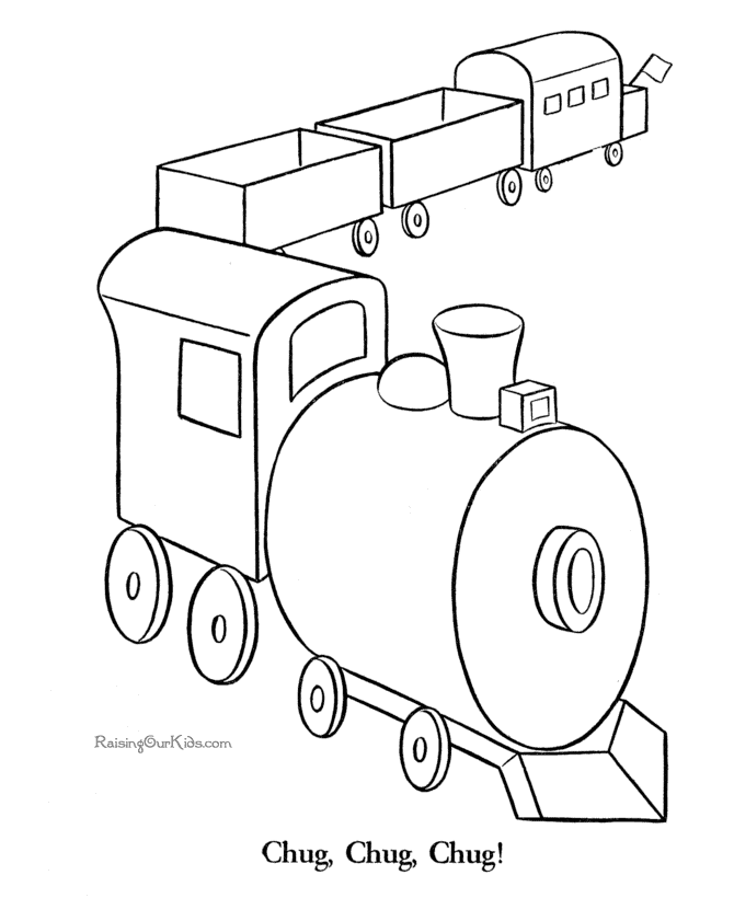 train set Colouring Pages (page 2)