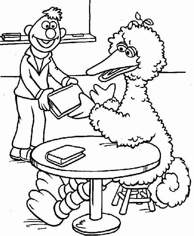 Sesame Street Coloring Pages | Birthday Printable