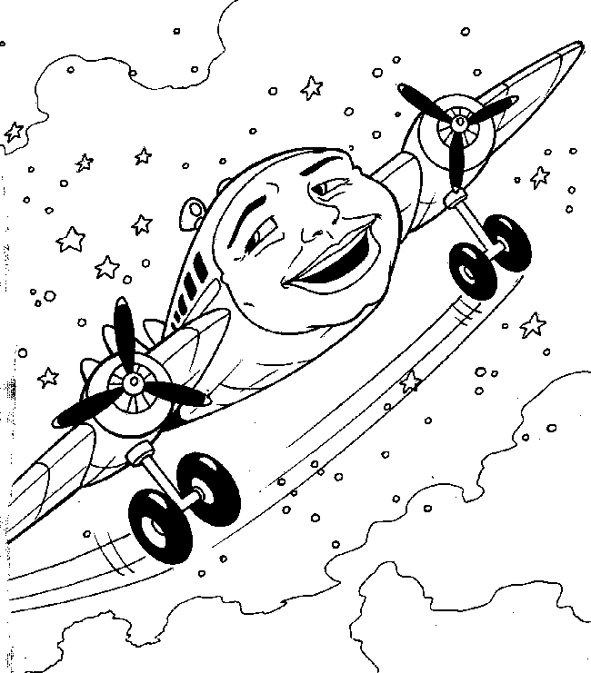 Jay Jay The Jet Plane Coloring Pages Car Pictures