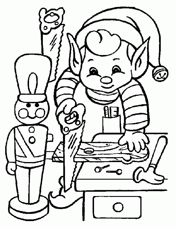 Elf Coloring Pages Printable » Fk coloring pages