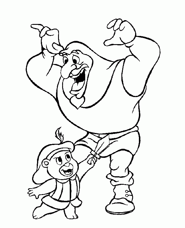 CARTOON CHARACTERS Colouring Pages