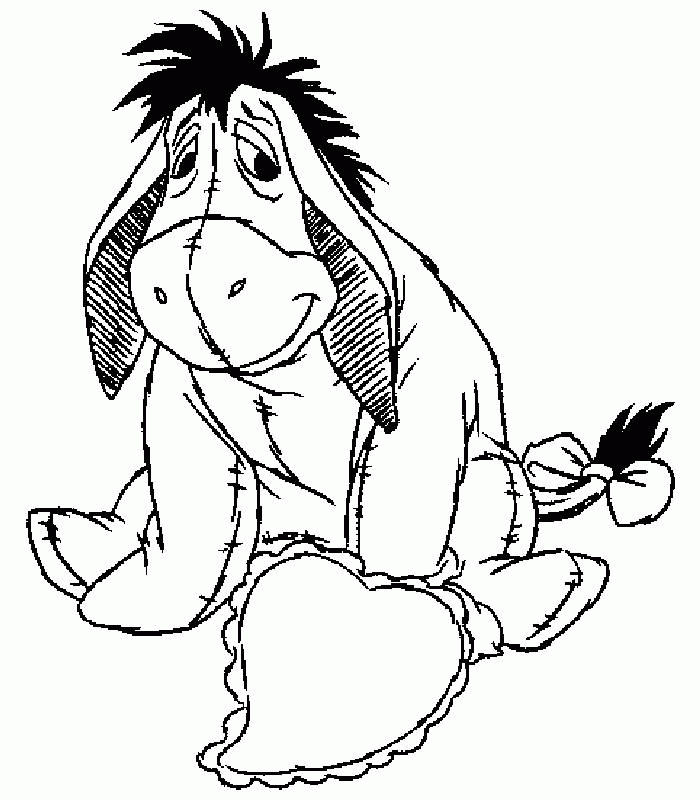 Coloring pages donkeys - picture 14