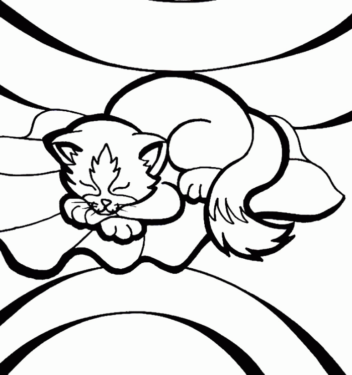 sleeping fox Colouring Pages (page 2)