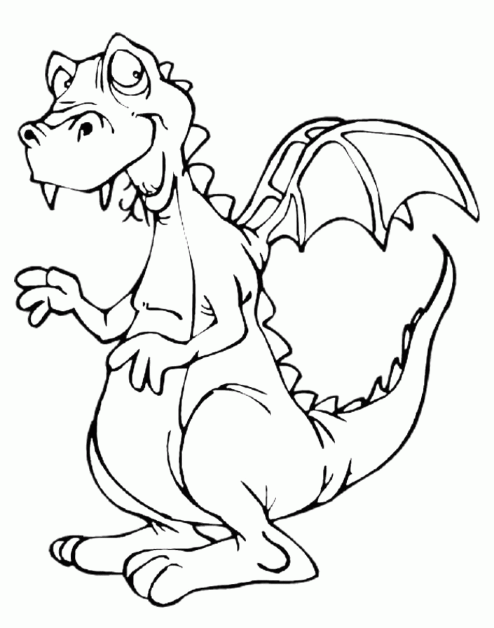 Dragon Coloring Book - Dragon Coloring Pages : iKids Coloring 