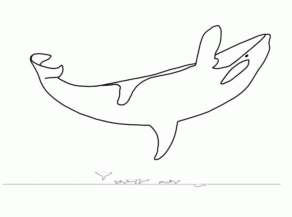 Orca Coloring Page - Coloring Home