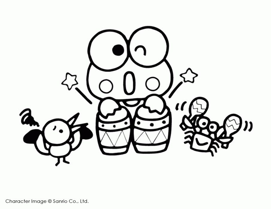 Keroppi Coloring Pages - Free Coloring Pages For KidsFree Coloring 