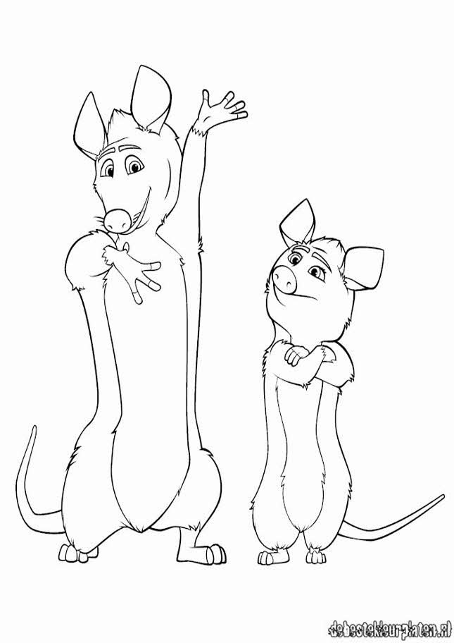 Over the Hedge coloring pages - Printable coloring pages