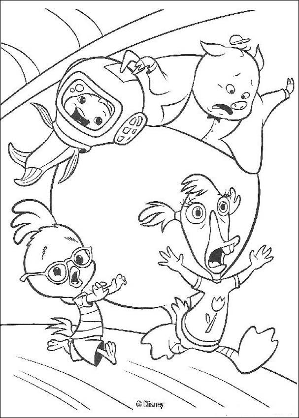 Chicken Little coloring pages - Chicken Little 41