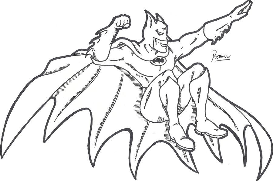 Poehlman's Bat Leap by ComicBookArtFiend on deviantART