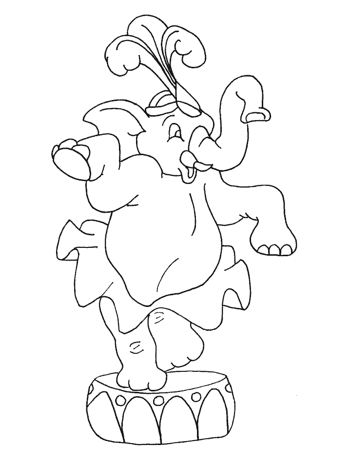Circus # 3 Coloring Pages & Coloring Book
