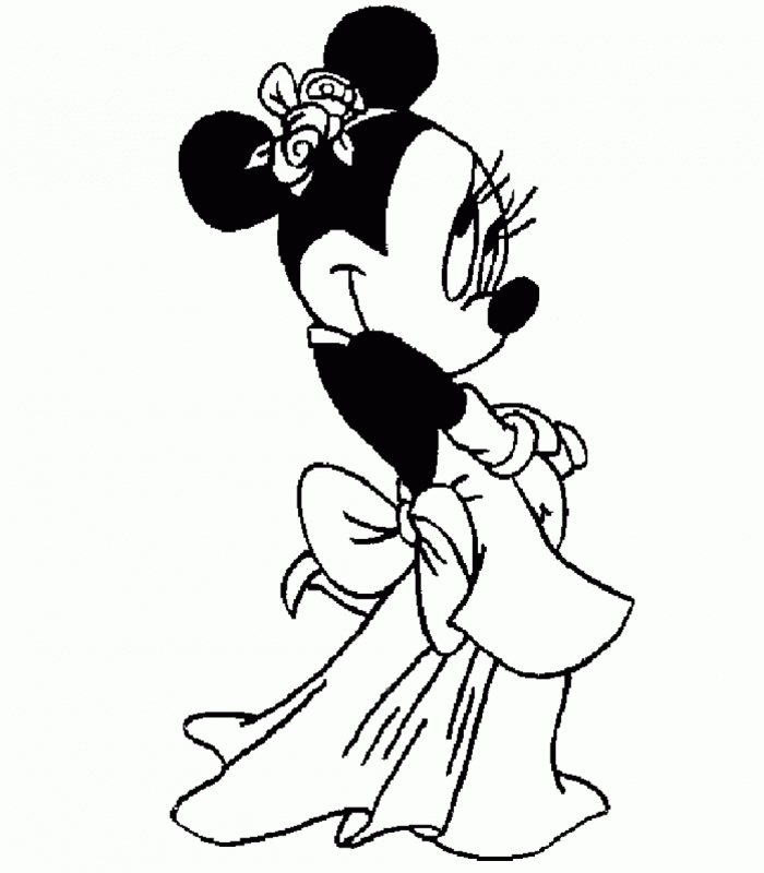 Minnie Mouse Ballet Coloring Pages