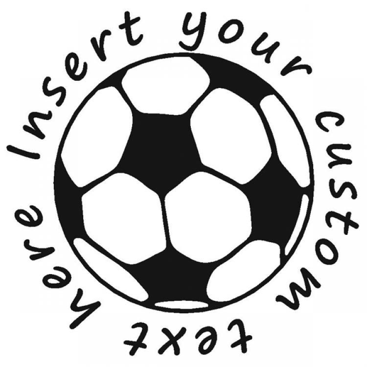 Soccer Ball Stamp | WhiteClouds