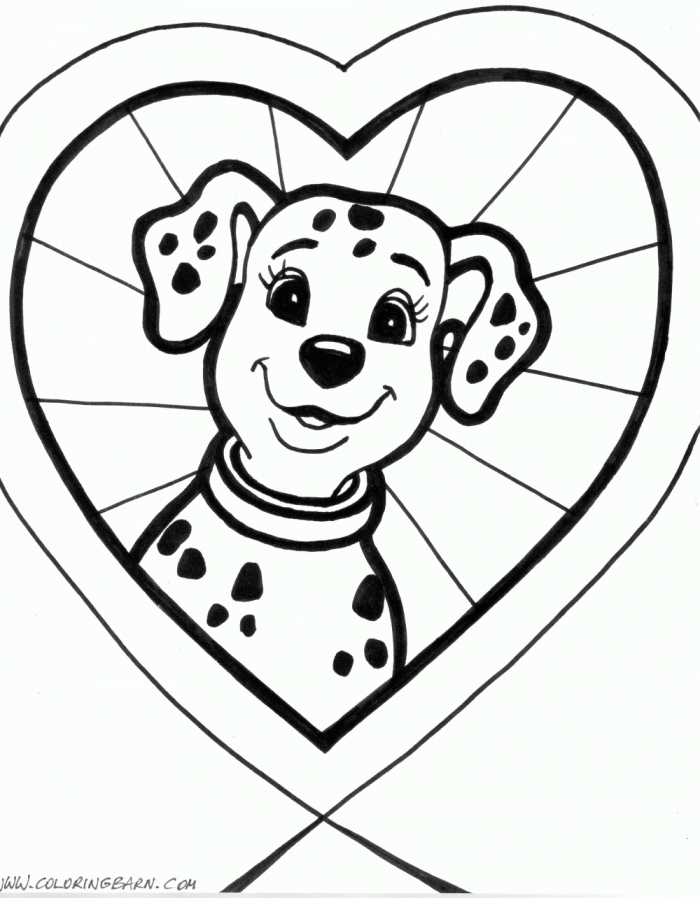 Dalmation Coloring Pages Printable | 99coloring.com