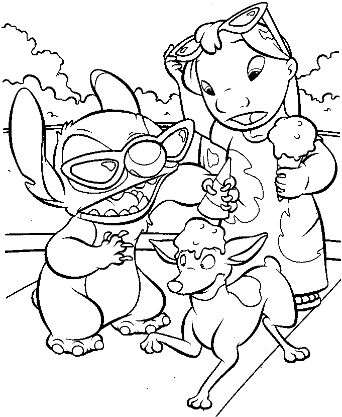 Lilo Coloring Page Images & Pictures - Becuo