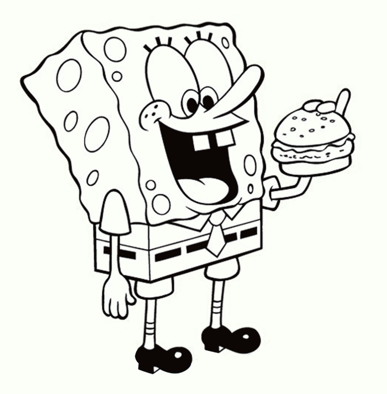 Spongebob Coloring Pages Full Size | Online Coloring Pages
