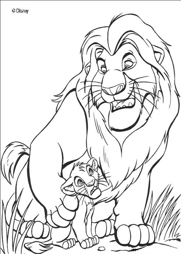 Desenhos para Colorir do Rei Leão – Lion King | Desenhos para 