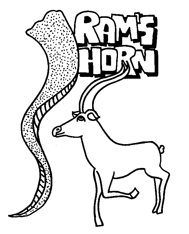 Rams Horn Coloring Pages