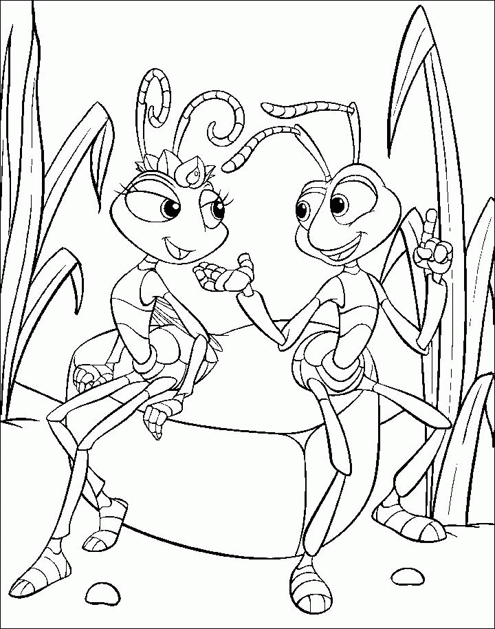 Love Disney A Bug's Life Coloring Pages « Printable Coloring Pages