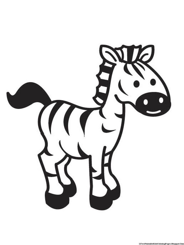 Coloring Pages Zebra | Free coloring pages for kids