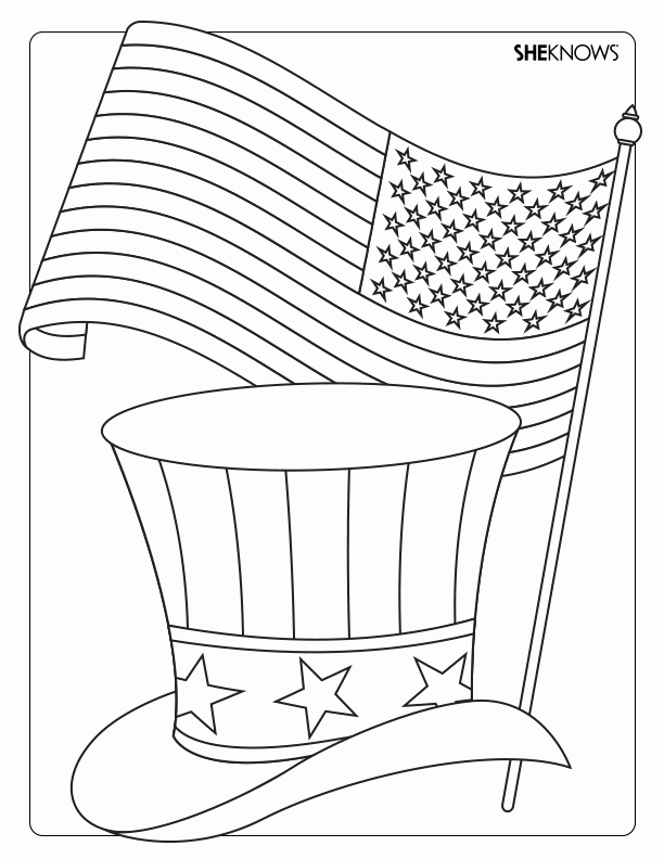 Free Patriotic Coloring Pages Coloring Home