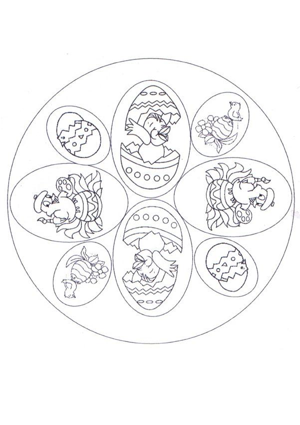 Mandalas for BEGINNERS - Easter chicks Mandala