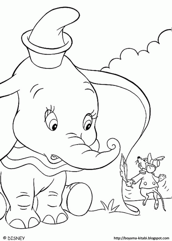 Dumbo Coloring 02 | The Coloring Pages - The Coloring Book 