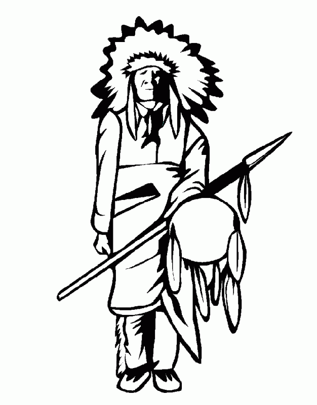 Native American Printable Coloring Pages Coloring Home